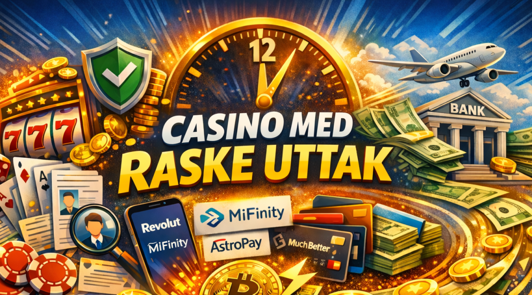 Casino med raske uttak